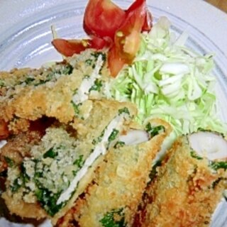 薬膳料理?　シソ巻きカツレツ